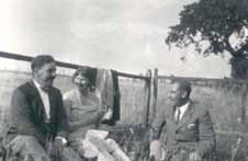 Gordon Jacob in the country with friends