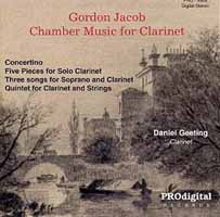 CD: Gordon Jacob - Chamber Music for Clarinet