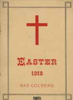Cover of Order of Service, Easter 1918